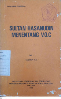 Sultan Hasanudin Menentang V.O.C