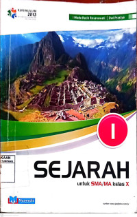 Sejarah 1 untuk SMA/MA kelas X, Kurikulum 2013 Kelompok Peminatan Ilmu Sosial